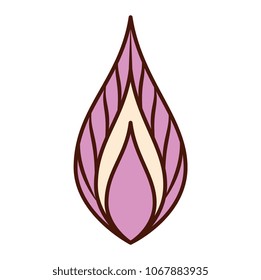 leaf ethnicity decoration icon