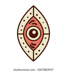 leaf ethnicity decoration icon