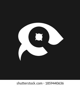 Leaf Eye Minimal and Simple Logo