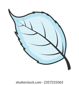 Leaf fall icon vector on trendy design