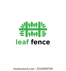 Leaf Fence Logo Design templates