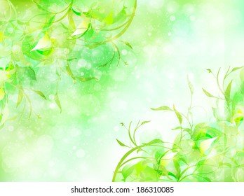 新緑 背景 Stock Illustrations Images Vectors Shutterstock
