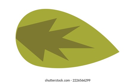 Leaf flat icon Add taste to preserved vegetable