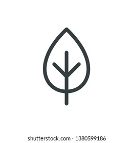 Leaf Floral Icon Vector Illustration
