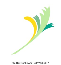 Leaf of floral Leaves spring for beauty branding Trendy outline symbols for mobile apps and website design. Premium pack of icons in trendy line style.