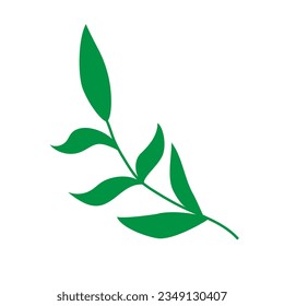 Leaf of floral Leaves spring for beauty branding Trendy outline symbols for mobile apps and website design. Premium pack of icons in trendy line style.