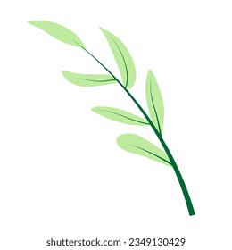 Leaf of floral Leaves spring for beauty branding Trendy outline symbols for mobile apps and website design. Premium pack of icons in trendy line style.