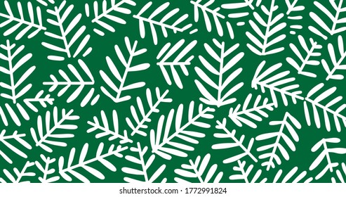 Leaf and flower background vector. Tropical pattern design for packaging, wallpaper and print, Vector illustration.