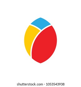 leaf flower bud simple logo vector
