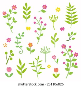 Leaf and Flower Elements
