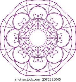 Leaf Flower Petal Coloring Mandala Art Simple Graphic Shape Vector Floral Oriental Outline Vintage Decorative Elements Pattern Illustration Islam Arabic Indian Turkish Mystic Religion Morals Lotus