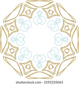 Leaf Flower Petal Coloring Mandala Art Simple Graphic Shape Vector Floral Oriental Outline Vintage Decorative Elements Pattern Illustration Islam Arabic Indian Turkish Mystic Religion Morals Lotus