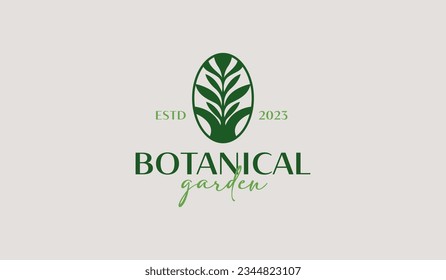 Vorlage für Leaf-Blumenbeete-Logo. Universal Creative Premium Symbol. Vektorgrafik. Kreative minimale Design-Vorlage. Symbol für die Unternehmensidentität