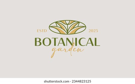Plantilla de logotipo de planta de flores de hoja. Símbolo universal creativo premium. Ilustración vectorial. Plantilla de diseño Mínimo Creativo. Símbolo de identidad empresarial