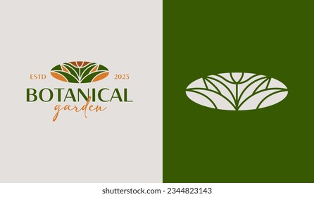 Leaf Flower Plant Logo Template. Universal creative premium symbol. Vector illustration. Creative Minimal design template. Symbol for Corporate Business Identity