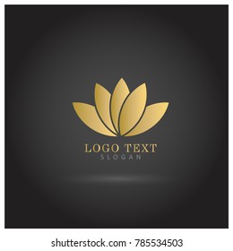 Leaf & Flower. Symbol & Icon Logo Vector Template
