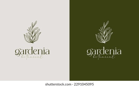 Leaf Flower Tree monoline. Universal creative premium symbol. Vector sign icon logo template. Vector illustration