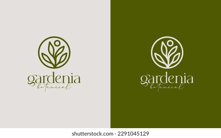 Leaf Flower Tree monoline. Universal creative premium symbol. Vector sign icon logo template. Vector illustration