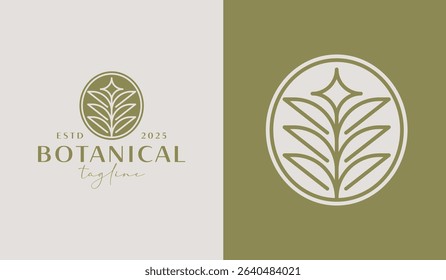 Leaf Flower Tree monoline. Universal creative premium symbol. Vector sign icon logo template. Vector illustration