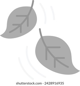 Leaf Fluttering in Wind icon vector image. Suitable for mobile application web application and print media.