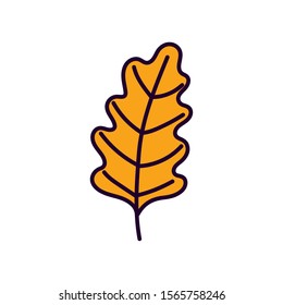 leaf foliage nature on white background vector illustration