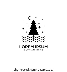 Leaf Forest Logo Design, Nature Logo Template