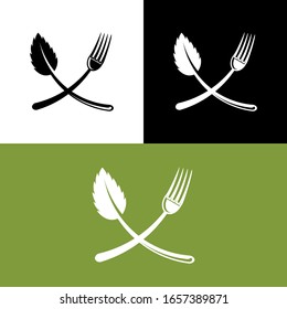 Leaf Fork Natural Vegetarian Logo