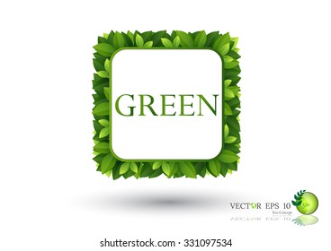 leaf frames, labels and stickers,