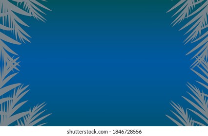 Abstrakter Hintergrund mit dekorativen Blättern