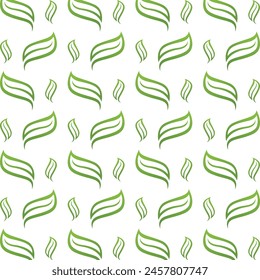 Leaf functional trendy multicolor repeating pattern vector illustration background design