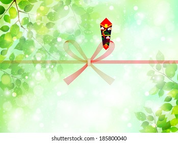  Leaf gift wrapping paper background