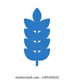 leaf glyph double color icon
