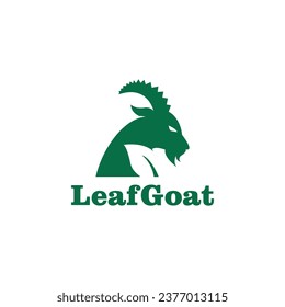 Leaf Goat Logo Natural Animals