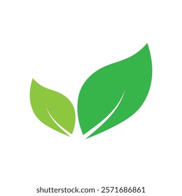 Leaf graphic design logo template