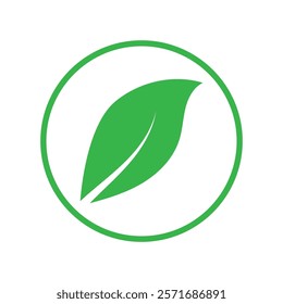 Leaf graphic design logo template