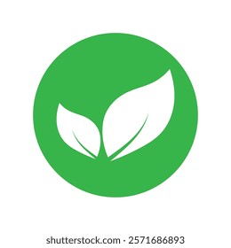 Leaf graphic design logo template