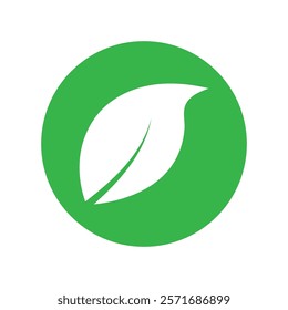Leaf graphic design logo template