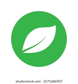 Leaf graphic design logo template