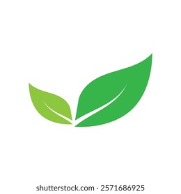 Leaf graphic design logo template