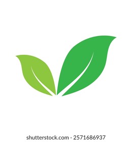Leaf graphic design logo template