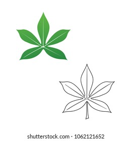 leaf graphic design template