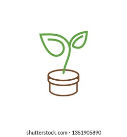 Leaf graphic design template vector isolated illustration