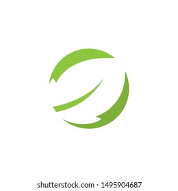 Leaf graphic design template vector isolated illustration