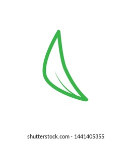 Leaf graphic icon design template vector illustration