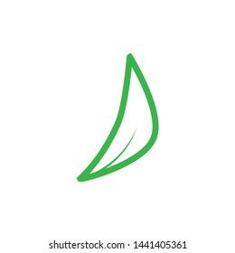 Leaf graphic icon design template vector illustration