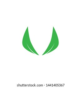 Leaf graphic icon design template vector illustration
