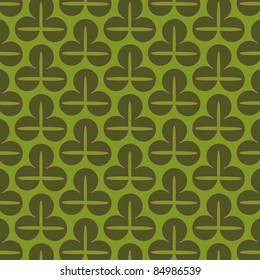 leaf graphic pattern in green colors