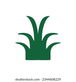 Elemento vector recolectable de plantas de pasto hoja