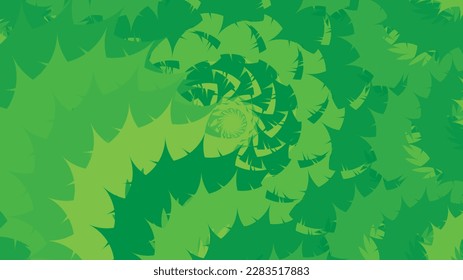 Leaf green colorful with abstract background texture wallpaper pattern art graphic design vector illustration

