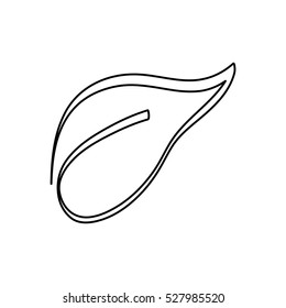 Leaf green ecology icon vector illustration graphic design